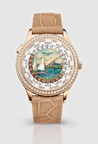 Cheapest Patek Philippe Complications World Time Geneva Harbor 7131 Watches Prices Replica 7131/175R-001